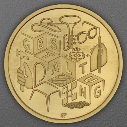 50 Euro Goldmünze "Gestaltung" 2026 der Serie "Deutsches Handwerk"