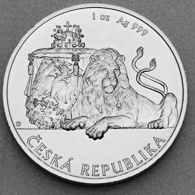 Silbermünze 1oz Niue Czech Lion - Tschechischer Löwe 2018