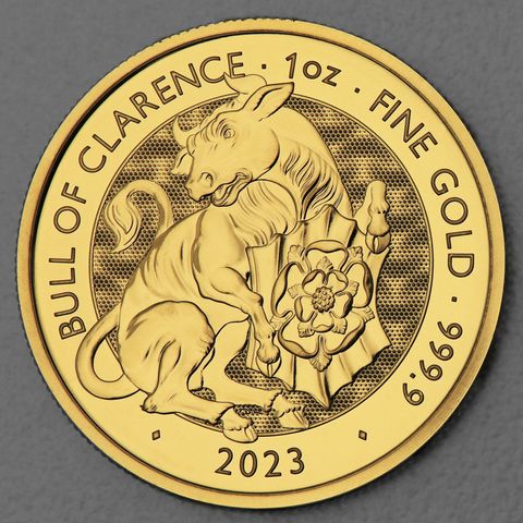 Goldmünze 1oz Royal Tudor Beasts 2023 - Bull of Clarence