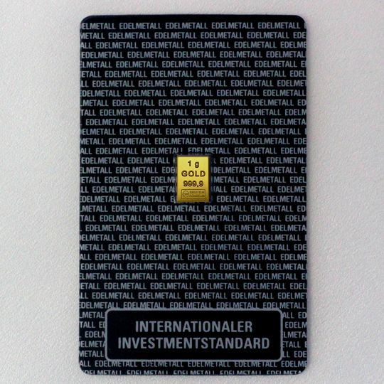 1g Investment-Goldbarren