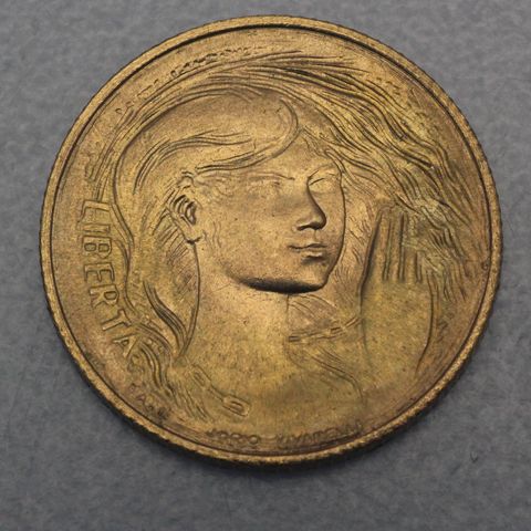 1 Scudo Goldmünze San Marino 1978 - Rauchende Türme / Miss Liberta