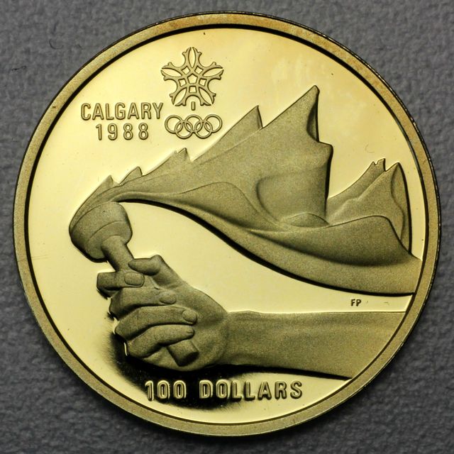100 Dollar Goldmünze Kanada 1987 aus 58,3% Gold