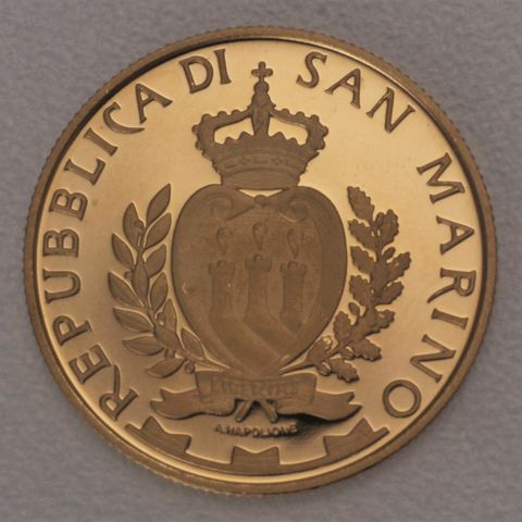2 Scudi Goldmünze San Marino 2013 - 150. Jahrestag der Geburt von Henry Ford