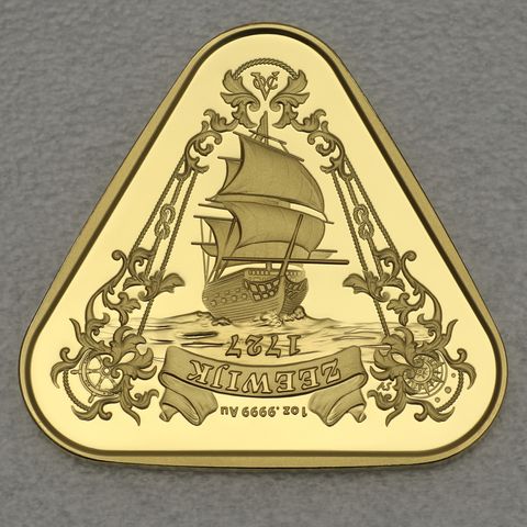 Goldmünze 1oz Triangular Zeewijk 2021
