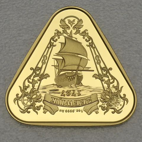 Goldmünze 1oz Triangular Zeewijk 2021