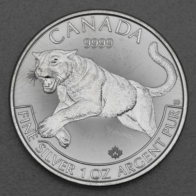 Silbermünze 1oz Predator Kanada 2016 Puma