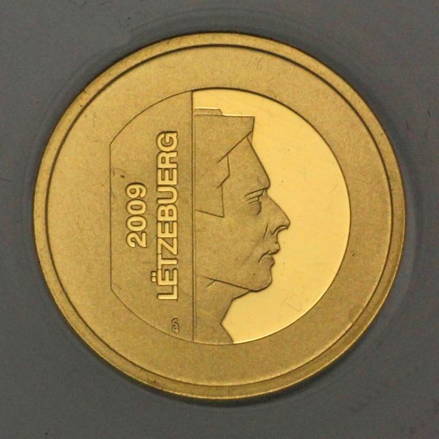10 Euro Goldmünze Luxemburg 2009 Luxembourg Goldeuro