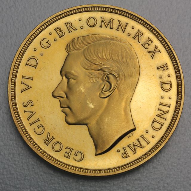 Georg VI Double Sovereign 1937