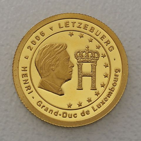 Goldmünze 25 Dollars 1/25oz Liberia 2006 - Luxemburg Henri Grand-Duc de Luxembourg
