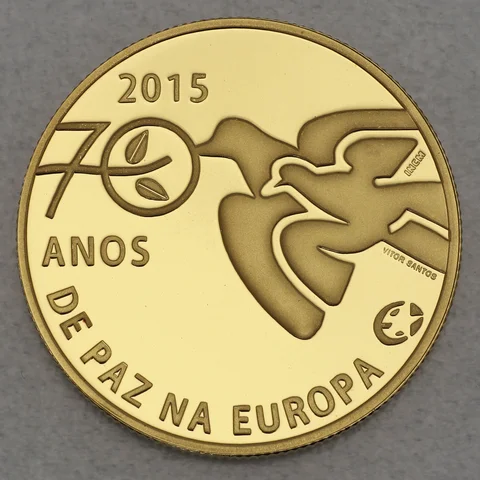 Goldmünze 1/2oz 2,5 Euro 2015 - 70 Jahre Frieden