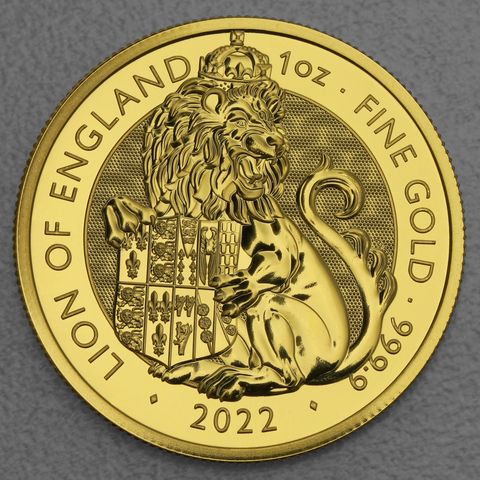 Goldmünze 1oz Royal Tudor Beasts 2022 - Lion of England