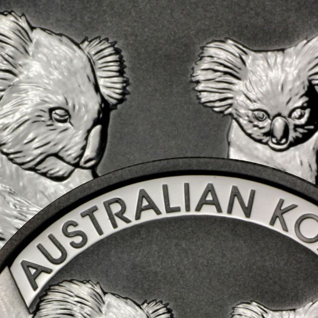 Australian Koala Silbermünzen