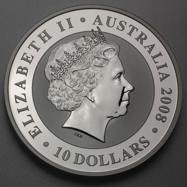 10oz Koala Silbermünze = 10 Australische Dollars