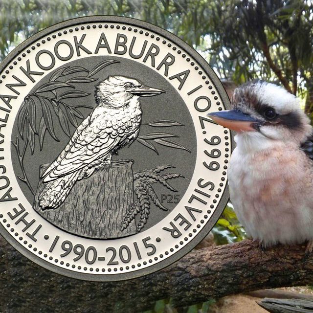 1 Unzen Kookaburra Münze