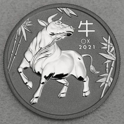 1oz Platinmünze Lunar III, 2021