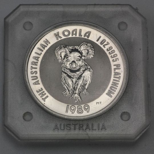 Platinmünze Koala 1989