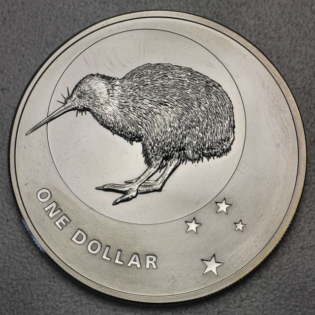 Silbermünze 1oz Neuseeland New Zealand Kiwi 2010