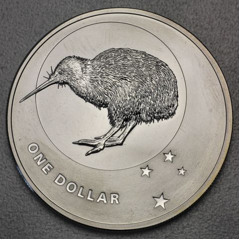 Silbermünze 1oz Neuseeland New Zealand Kiwi 2010