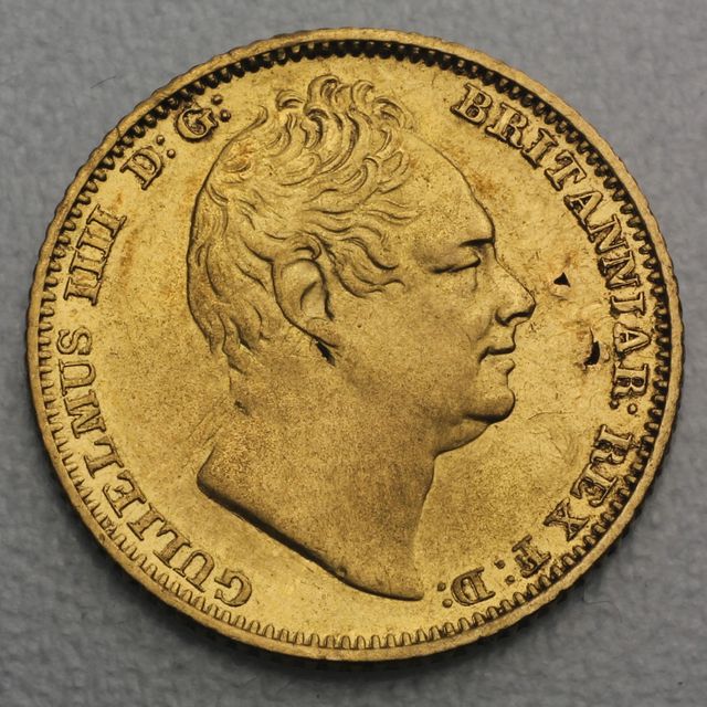 William IV half Sovereign Münze 1934