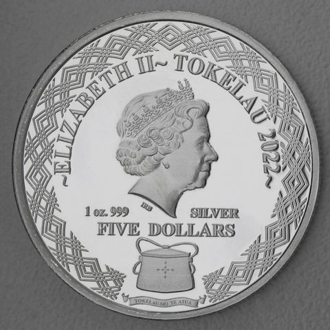 Silbermünze 1oz Tokelau 2022 - Masked Owl / Maskeneule