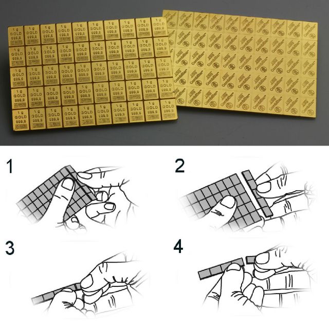 Goldtafel Gebrauchsanleitung