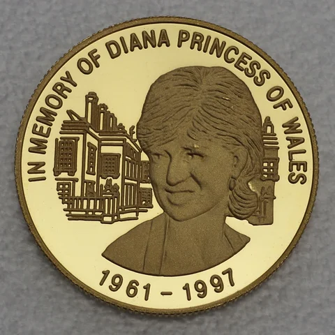 Goldmünze 200 Dollars Liberia 2002 - In Memory of Diana Princess of Wales