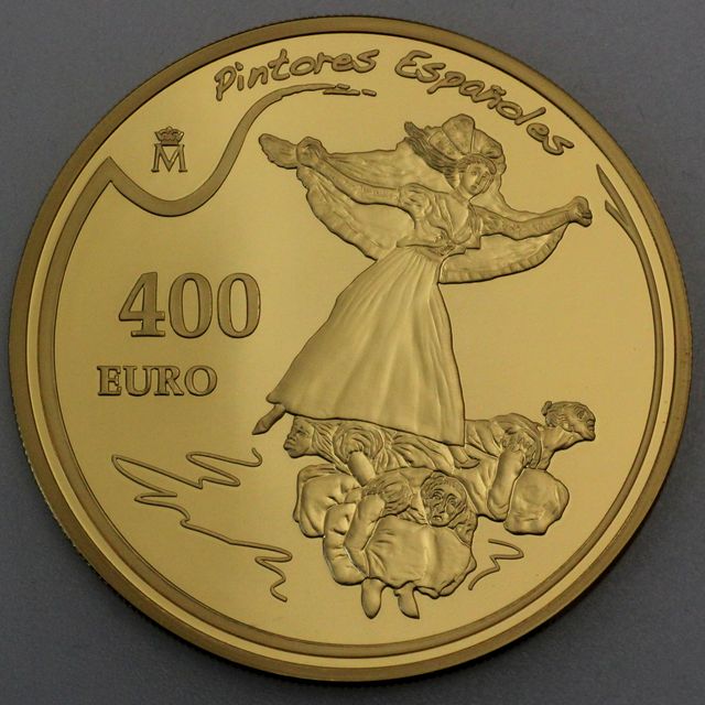 Goldmünze 400 Euro Spanien 2010 Francisco de Goya