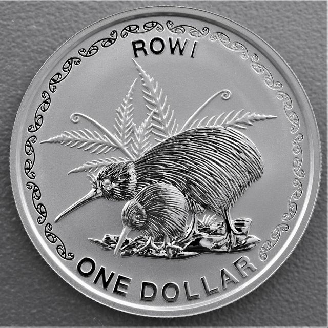 Silbermünze 1oz Neuseeland New Zealand Kiwi 2005