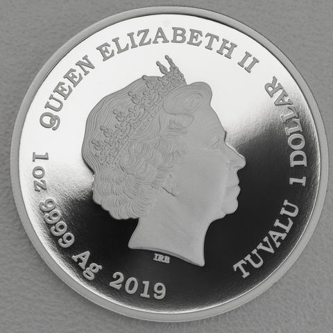 Silbermünze 1oz The Simpsons 2019 - Homer Simpson coloriert in Polierter Platte
