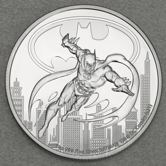 Silbermünze 1oz DC Comics Niue 2021 - Batman