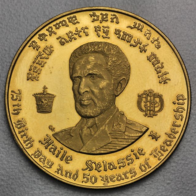 50 Dollar Goldmünze Äthiopien 1966