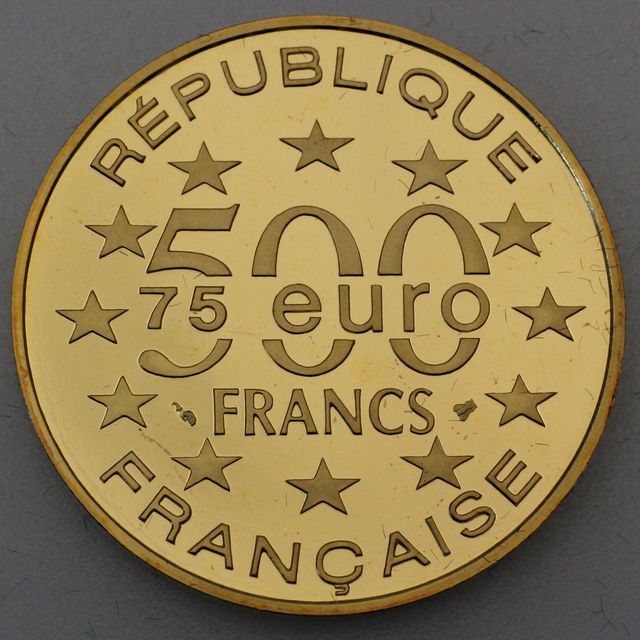 500 Francs Gedenkmünzen 1996 Amsterdam