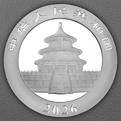 30g Silbermünze Panda, 2026