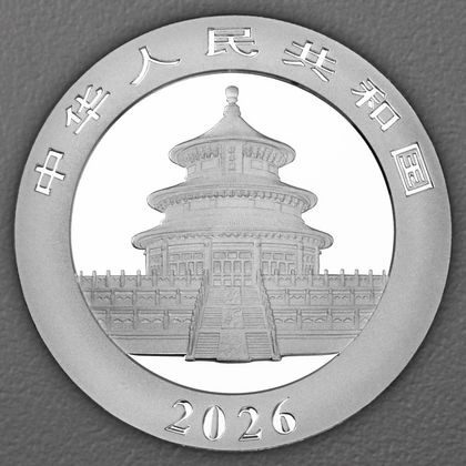 30g Silbermünze Panda, 2026