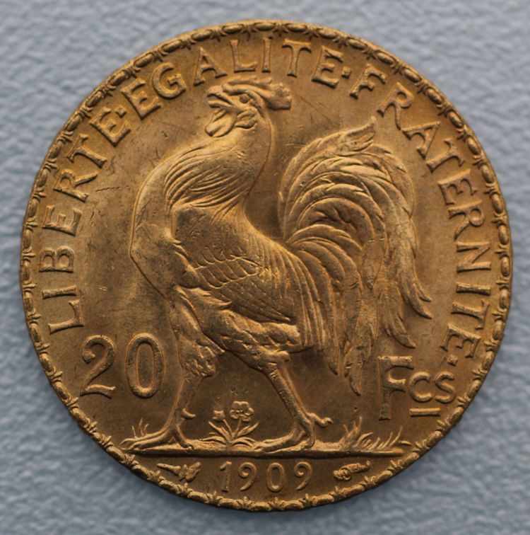 20 Französiche Francs Marianne Cook