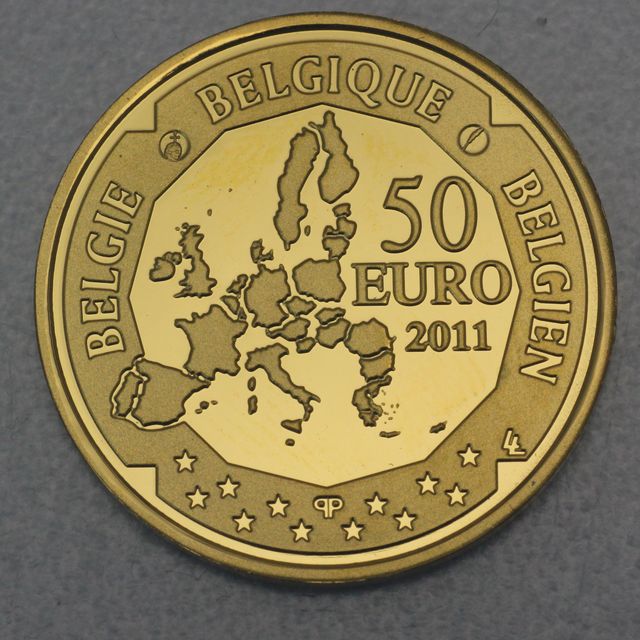 50 Euro Goldmünzen Belgien 2011