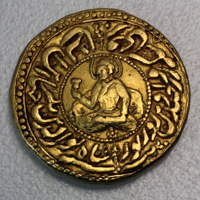 1 Mohur Goldmünze Indien Abbildung Jahangir