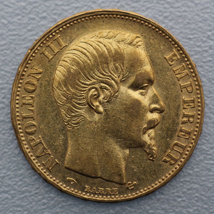 Goldmünze Napoleon III Goldmünze Napoleon III