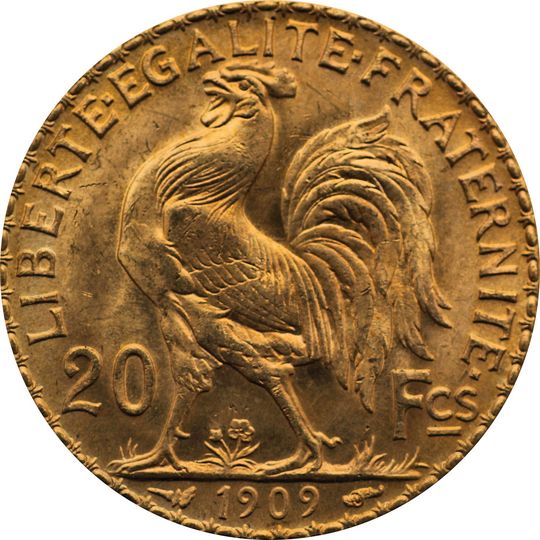 Französiche Francs Napoleon / Cook / Marianne Goldmünzen