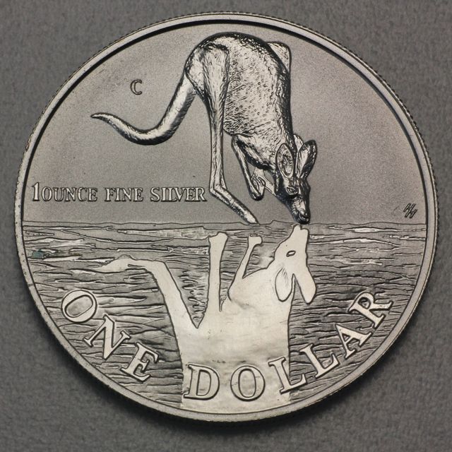 Känguru Silbermünze Australien 1997