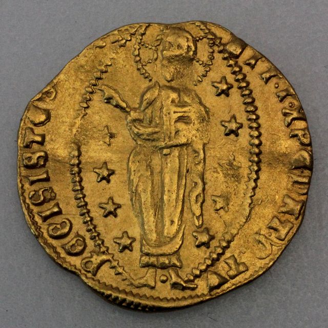 Zeccino Goldmünze Francesco Foscari 1423