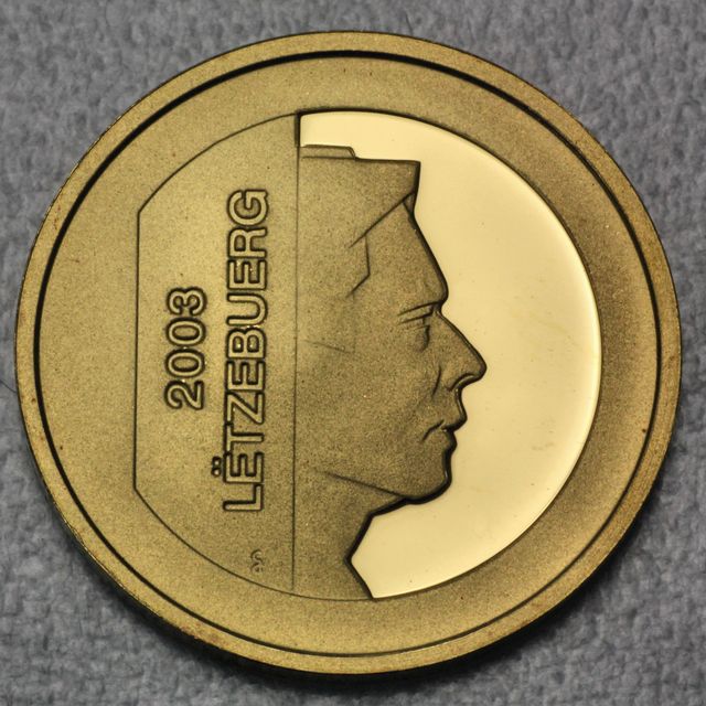 5 Euro Goldmünze Luxemburg 2003 Banque Centrale du Luxembourg