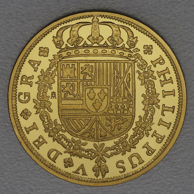 Goldmünze 400 Euro Spanien 2018 100 Jahre spanischer Escudo