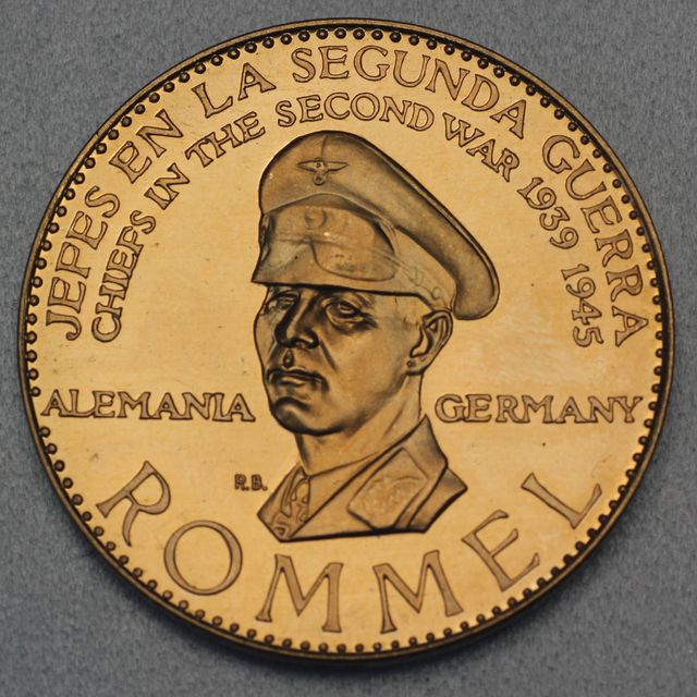 60 Bolivares Goldmedaille 1957 Rommel