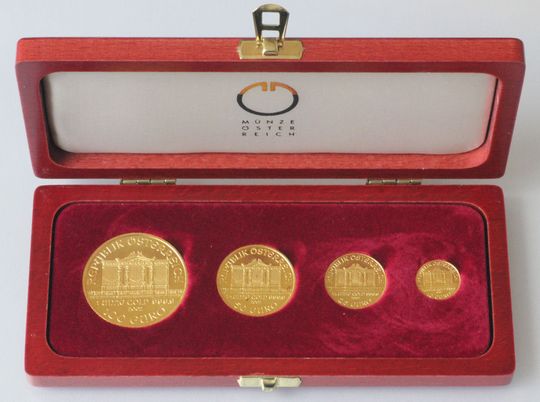 Wiener Philharmoniker Goldmünzen Set