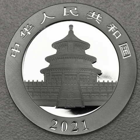 30g Silbermünze Panda, 2021