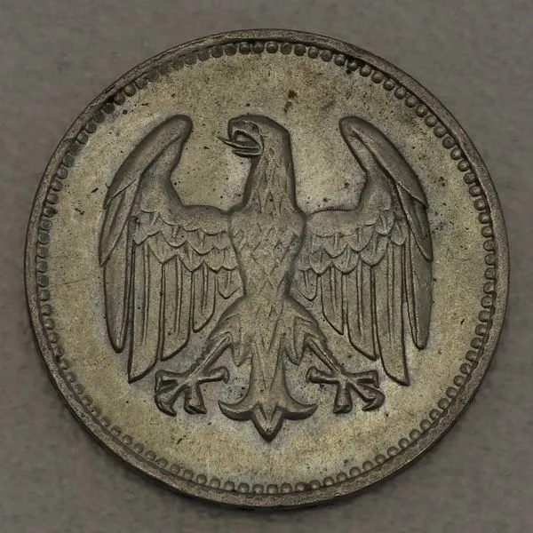 Silbermünze Weimarer Republik 1 Mark 1924