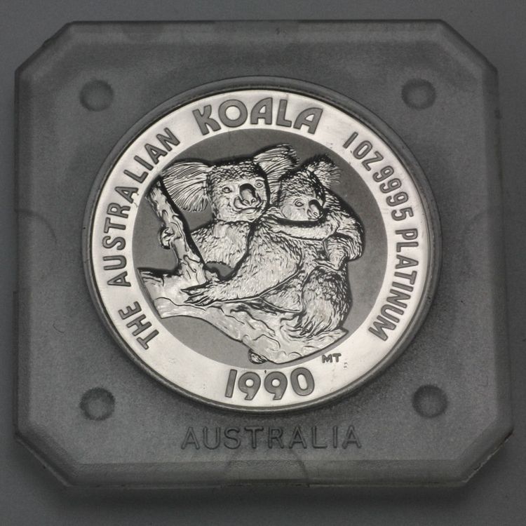 Platinmünze Koala 1990