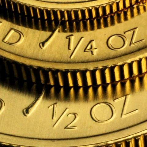 Maple Leaf Goldmünzen Grössenübersicht