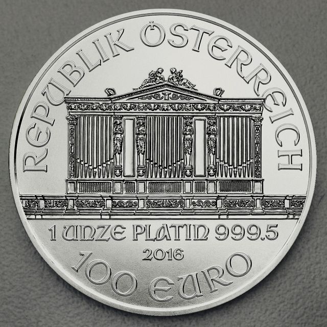 1oz Wiener Philharmoniker Platinmünze